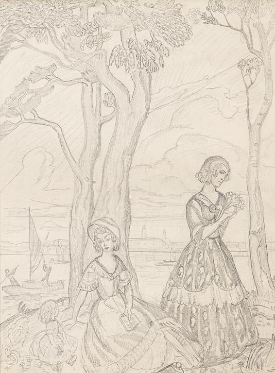 Axel Törneman, By the Water.