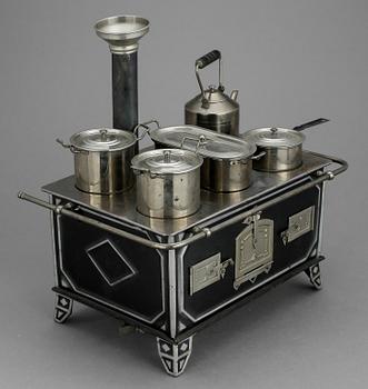 LEKSAKSSPIS, plåt, märkt DRGM, cirka 1910-tal.