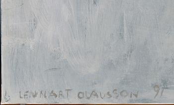 LENNART OLAUSSON, olja på duk, signerad, daterad -91.