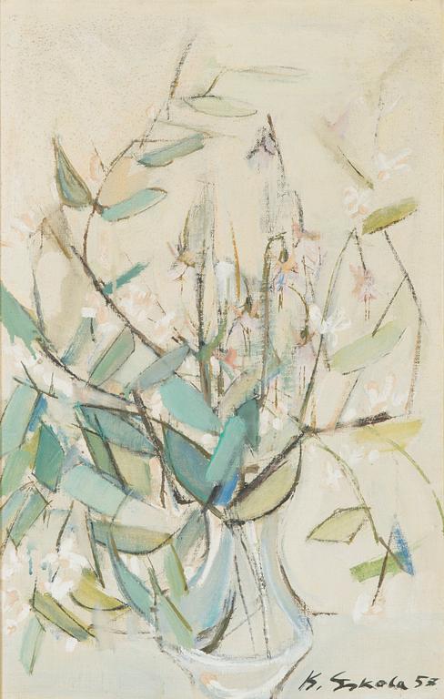 Kalle Eskola, Blommor i vas.