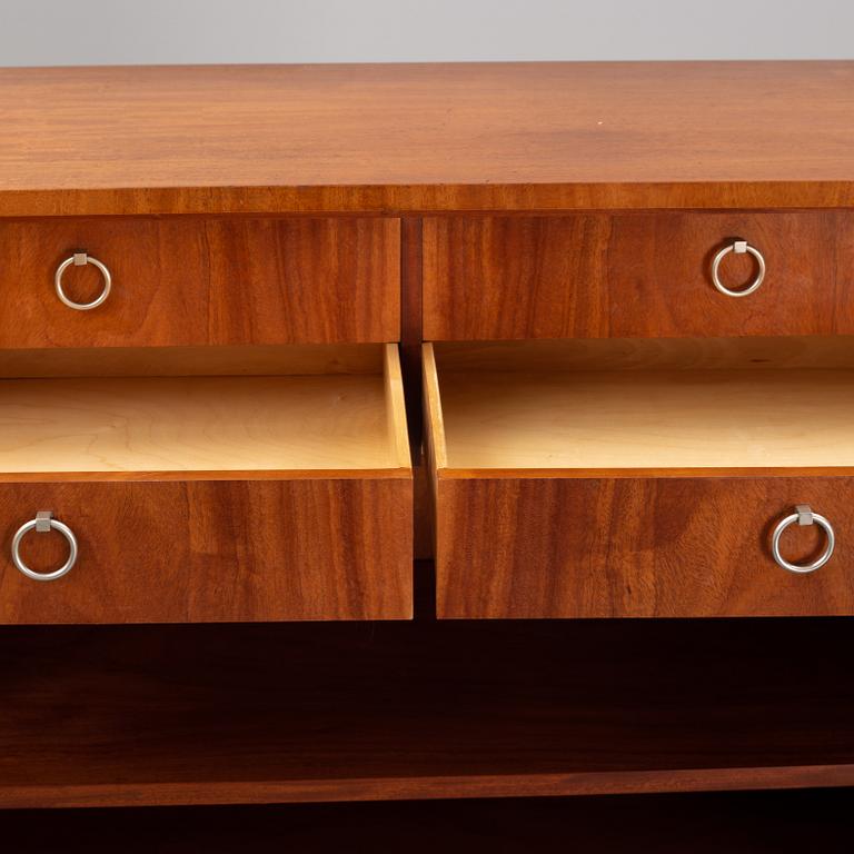 A 1940's Swedish Modern mahogany cabinet from Möbelbolaget.