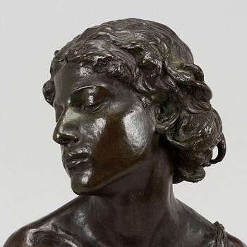 Paul de Vigne, after. Sculpture. Signed and dated 1877. Bronze, height 65 cm.