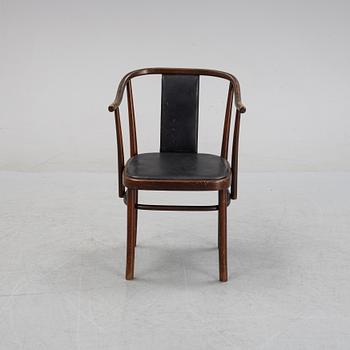 Peter Celsing, a stained beech model 1514 chair, Gemla, Diö, 1965.