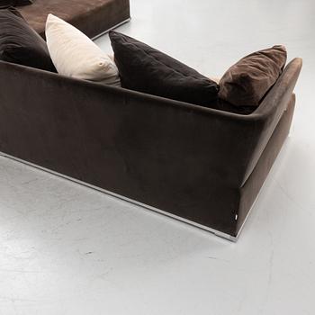 Antonio Citterio, A three piece modular 'ACCollection' sofa, B&B Italia Maxalto.