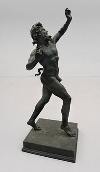 SKULPTUR, brons, kopia från Pompeji, 1900-tal.