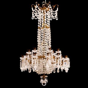 A CHANDELIER, late 19th century.