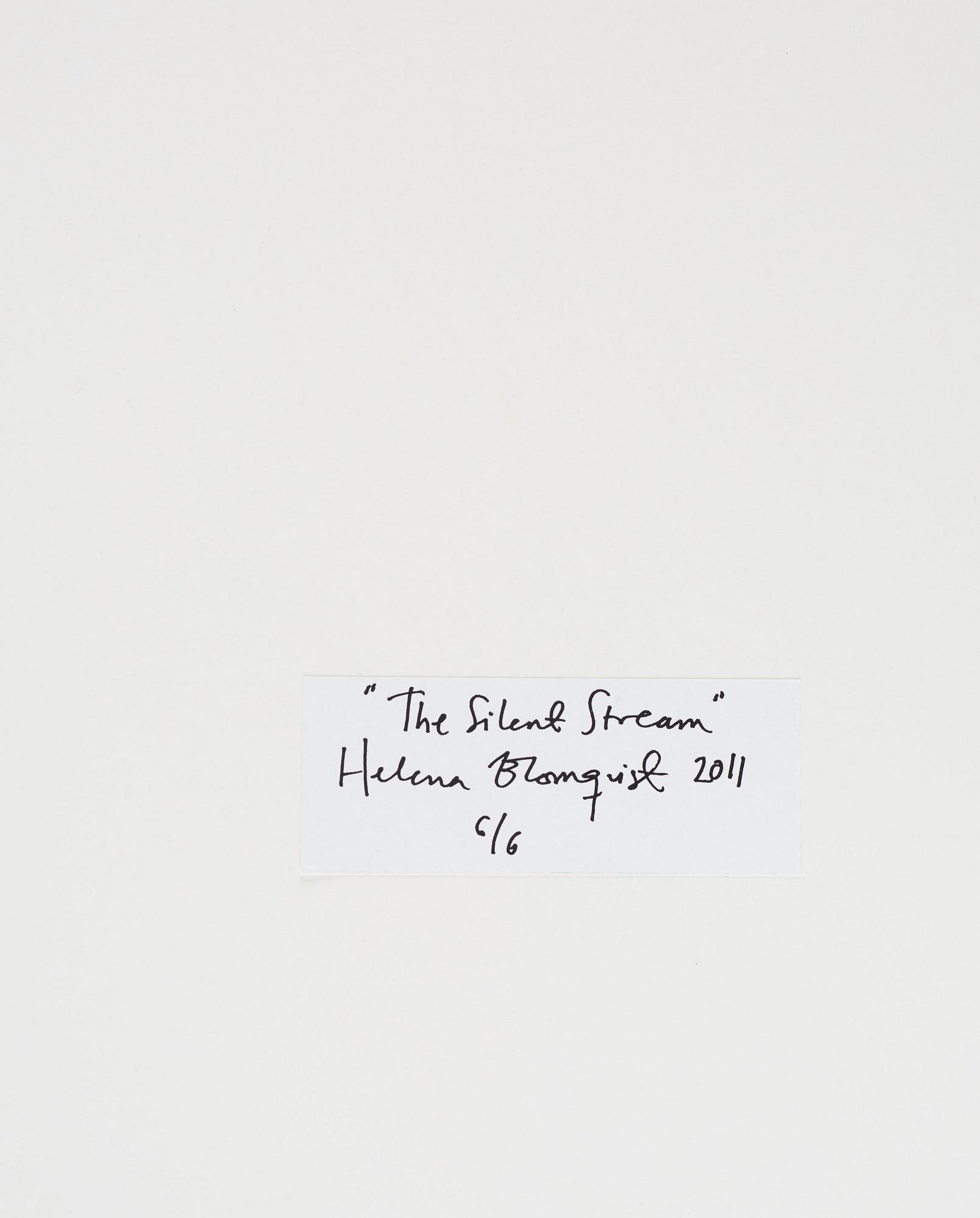 Helena Blomqvist, Pigment print, 2011, signed Helena Blomqvist and verso numbered 6/6.