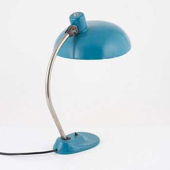 Marianne Brandt, bordslampa, Kandem, 1930-tal (blå).