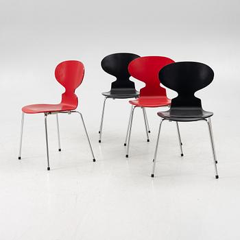 Arne Jacobsen, four 'the Ant chair", Fritz Hansen.