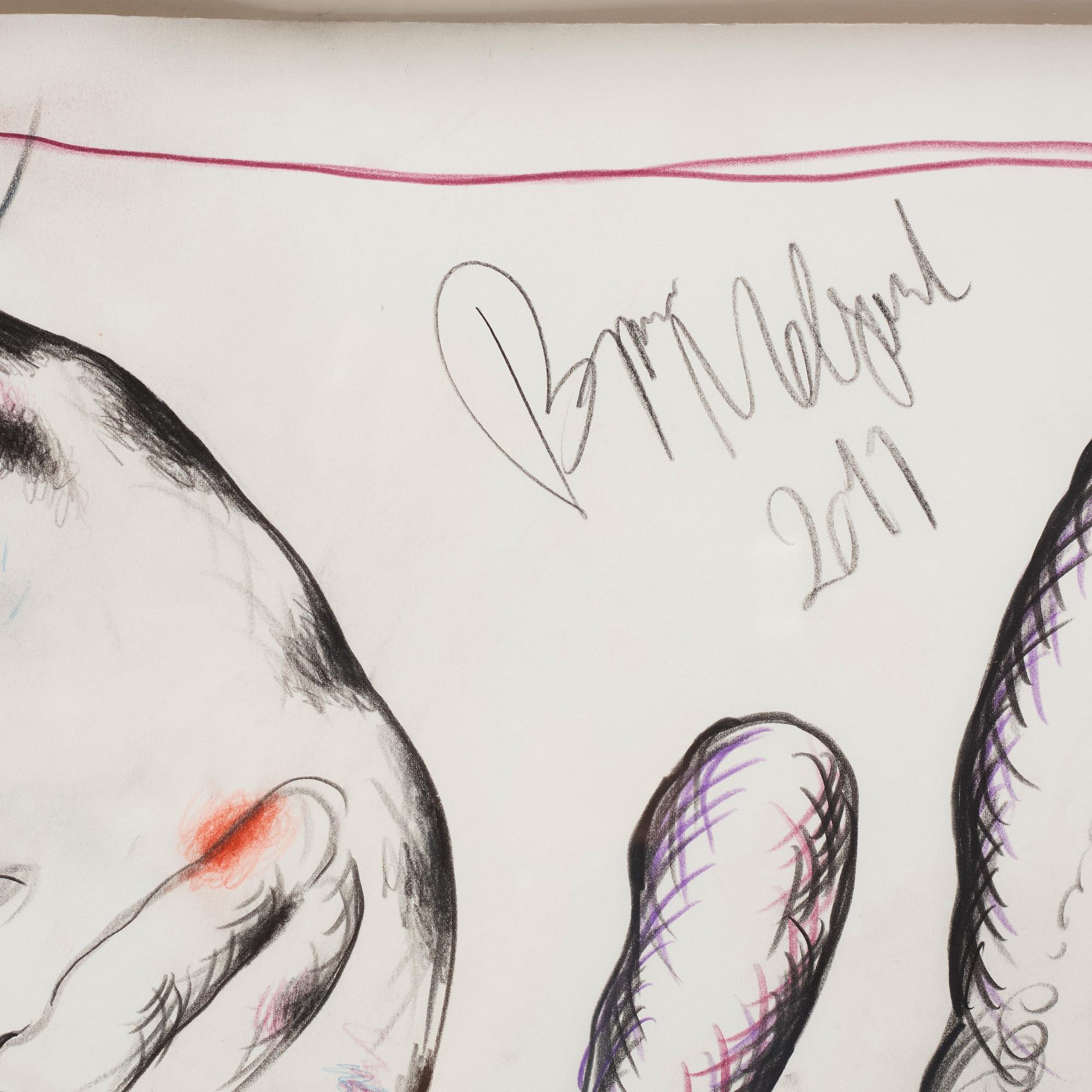 Bjarne Melgaard, "Erik Gill Fuckin his Dog".