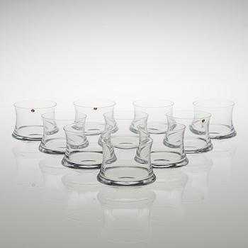 TAPIO WIRKKALA GLAS, 10 kpl, "Romantica", Iittala.