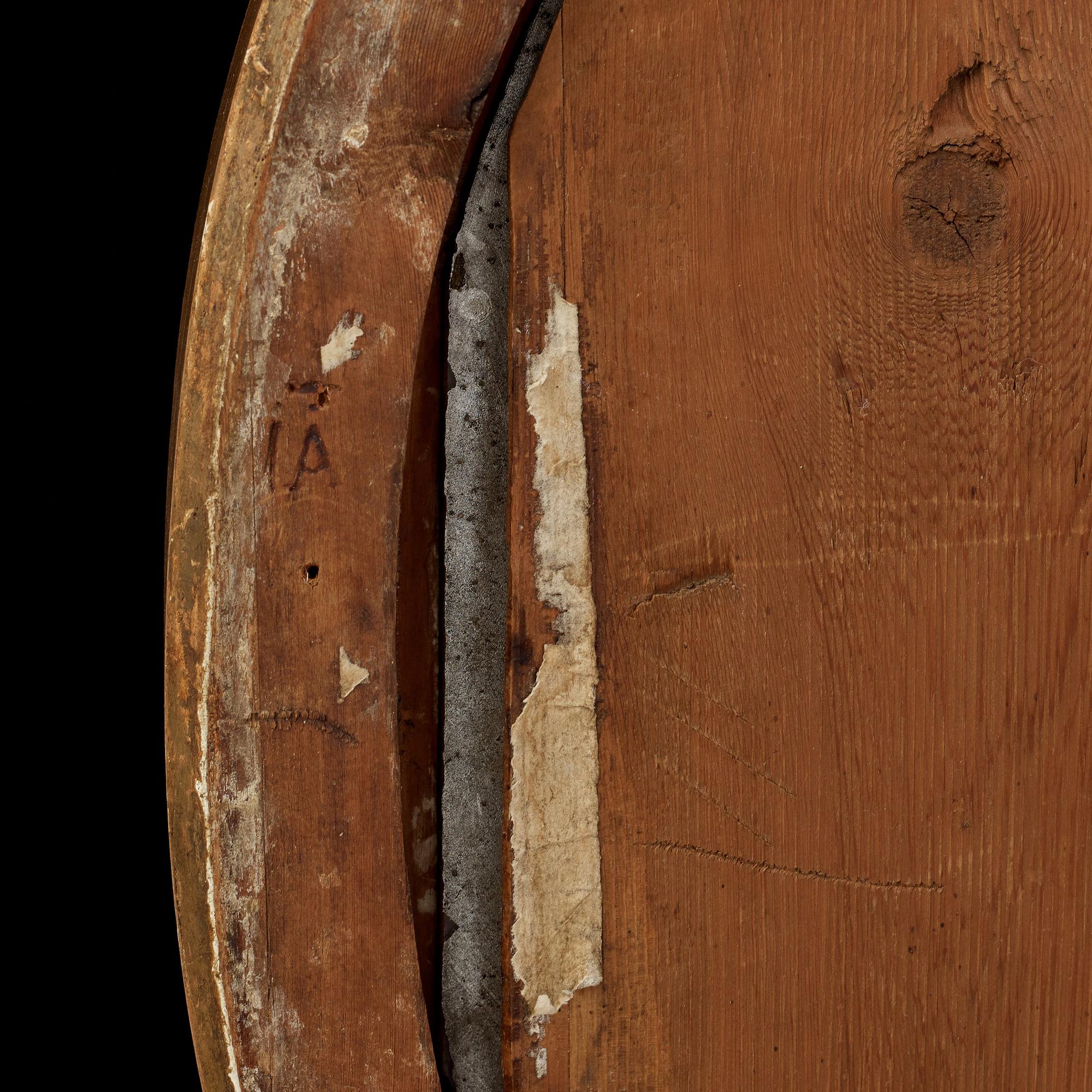 A pair of Gustavian late 18th century girandole mirrors by Johan Åkerblad, master 1758.