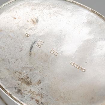 A swedish silver creamer, mark of Lorenz Georg Weis, Norrköping 1810.