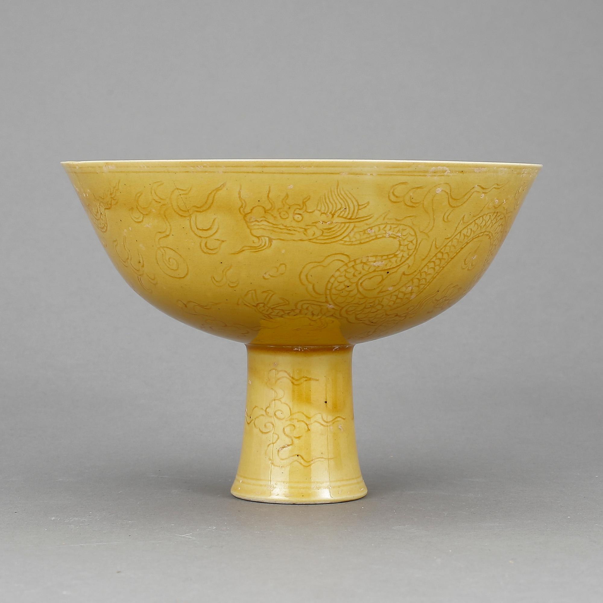 STEMCUP, porslin, Kina, 1900-tal.