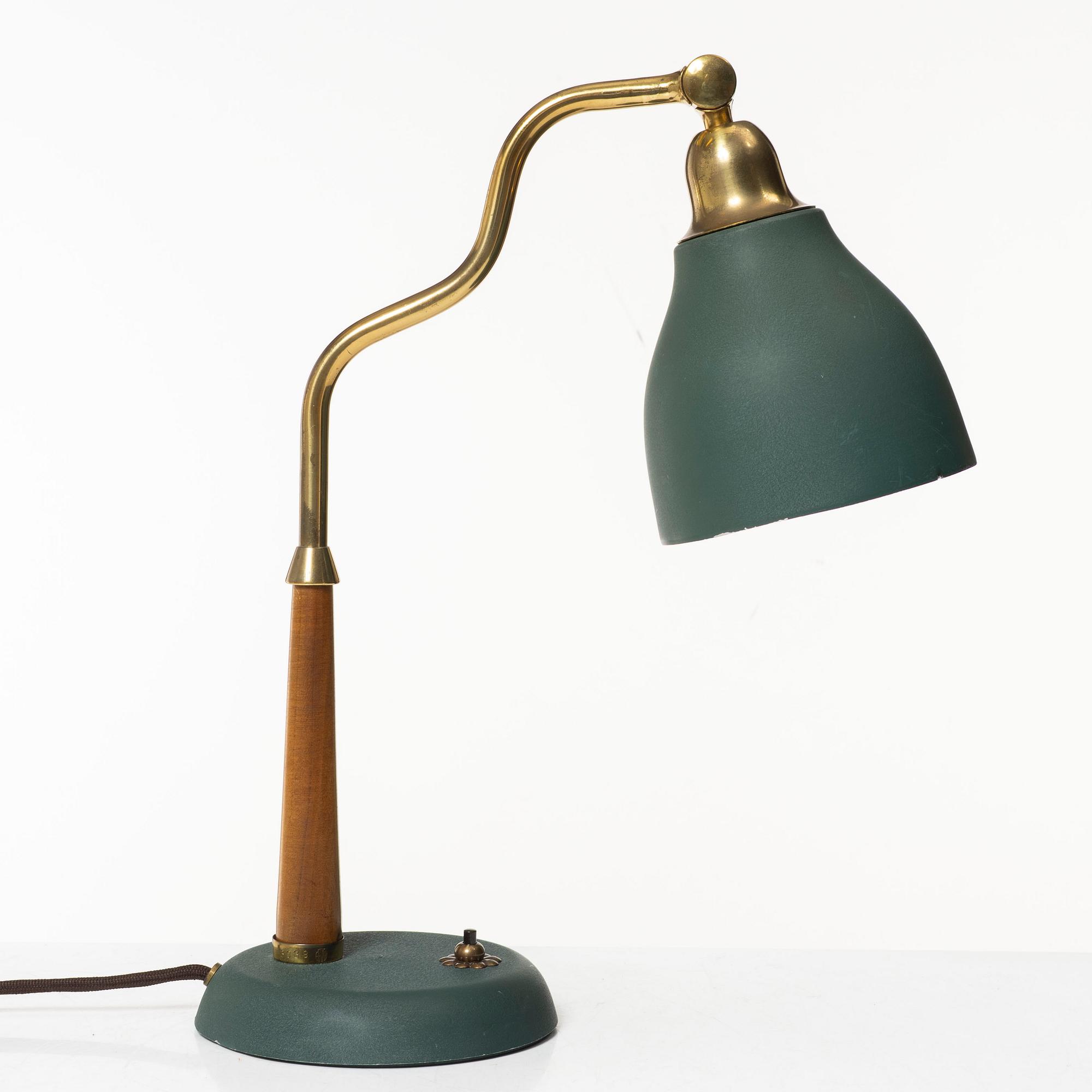 Edvard Hagman AB, bordslampa, modell "3938", Norrköping, 1950-tal.