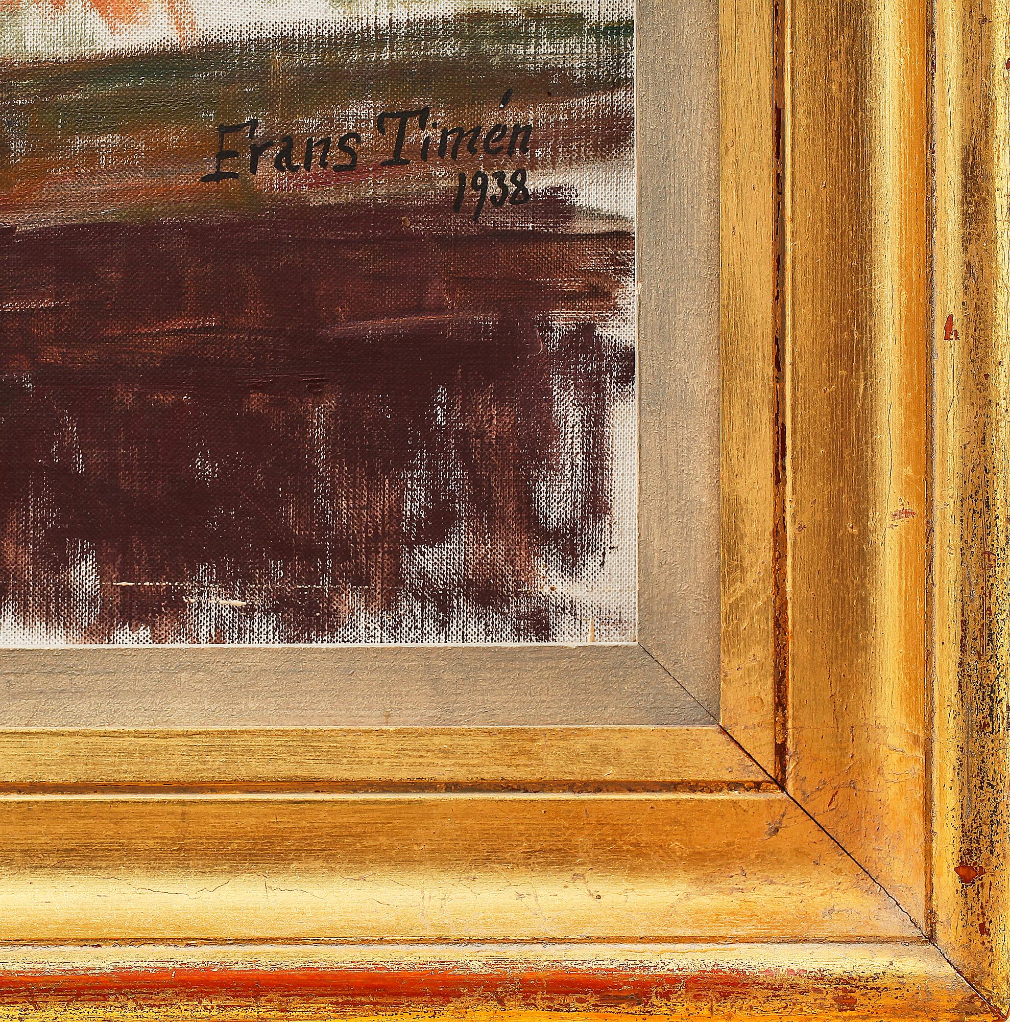 FRANS TIMÉN, olja på duk, sign o dat 1938.