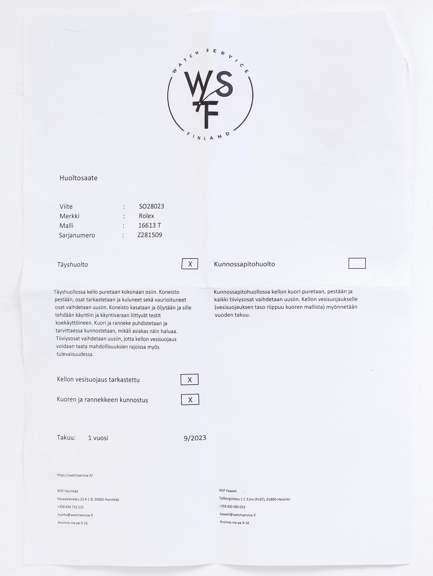 Rolex, Submariner, armbandsur, 40 mm.