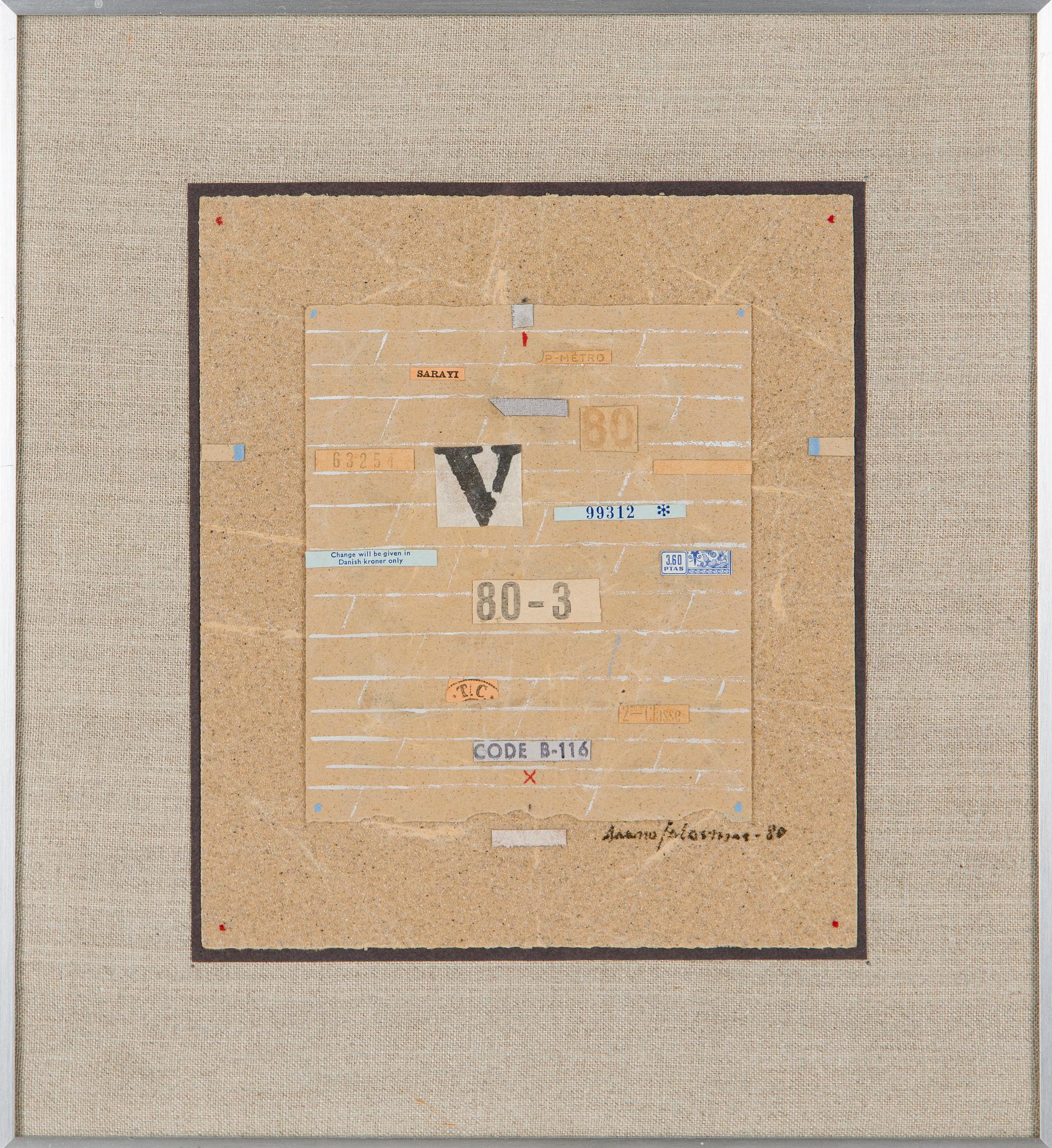 Aarno Salosmaa, Sommitelma.