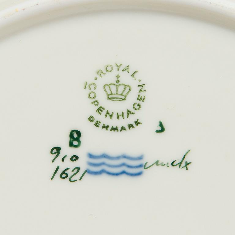 A 71-piece porcelain 'Frijsenborg' dinnerware set, Royal Copenhagen, Denmark.