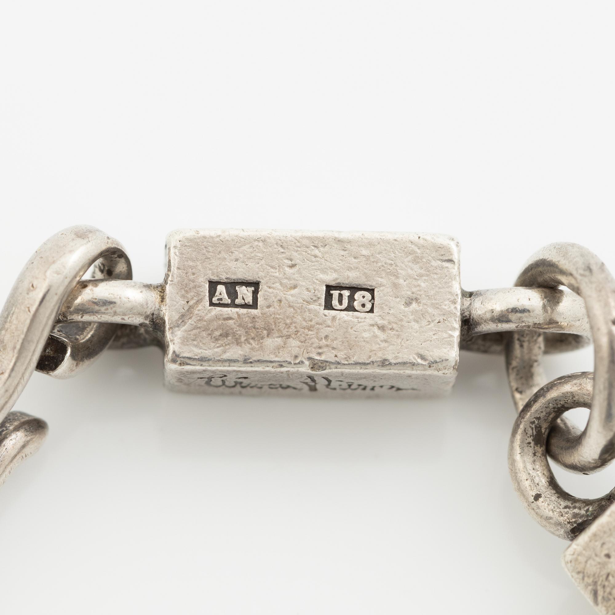 Wiwen Nilsson, arm bracelet, silver.