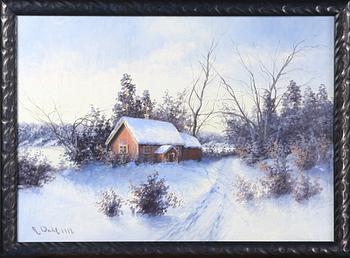 ANSELM DAHL, olja på duk, sign samt dat "1919".