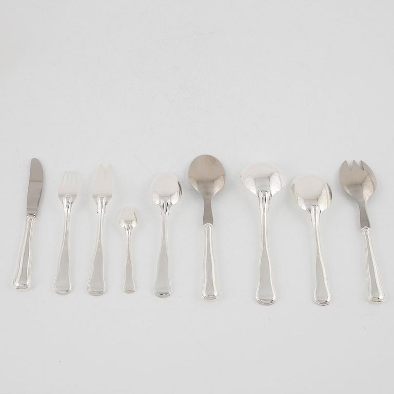 A Danish Silver Cutlery, 'Old Danish', Cohr, with Swedish import mark (54 pieces).