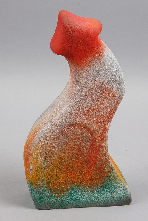 SKULPTUR, glas, Kjell Engman, Kosta Boda.