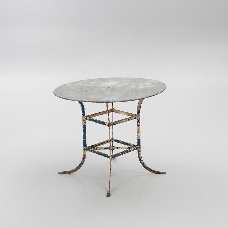 Trädgårdsmöbler, 3 delar, troligen Frankrike, 1900-talets mitt.