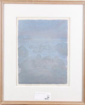 Roland Svensson · SVENSSON, ROLAND. Färglitografi, sign o nr 54/300. 