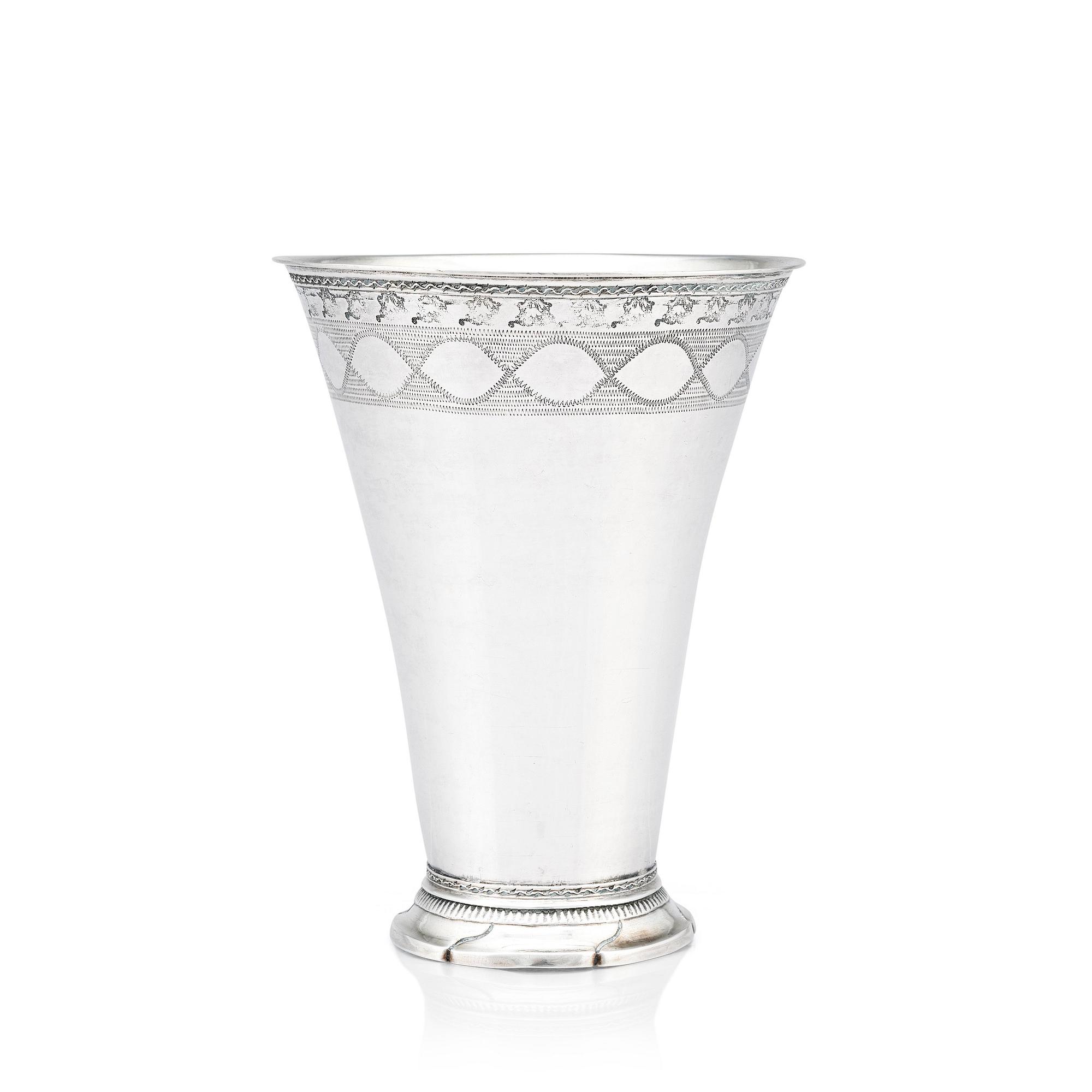 Johan Martin Loëll, bägare, silver, Falun 1794.