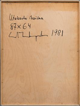 LEO MATINPALO, akryyli puulevylle, signeerattu ja päivätty 1981 a tergo.