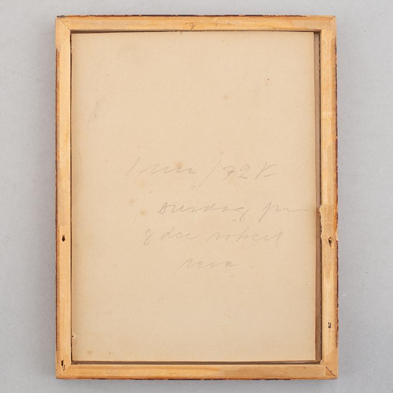 Lina Jonn, portrait photograph of August Strindberg with the author's signature.