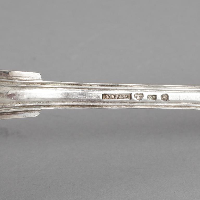 RAGUSKED, silver, Johan Niklas Palm, Visby, 1864. Vikt ca 125,6 gram.