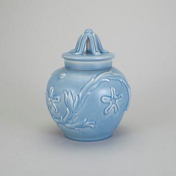 URNA med LOCK, flintgods. Eva Jancke-Björk, Bo Fajans, 1940-/50-tal.