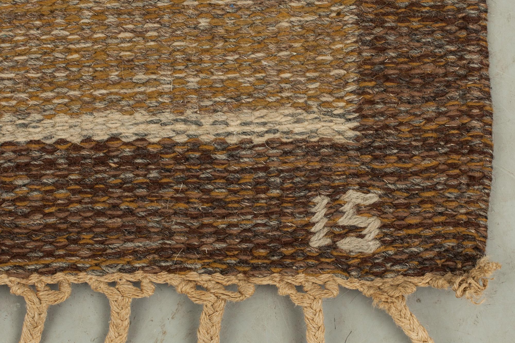 MATTA, rölakan, monogramsignerad IS (Ingegerd Silow). Ca 235 x 163 cm.