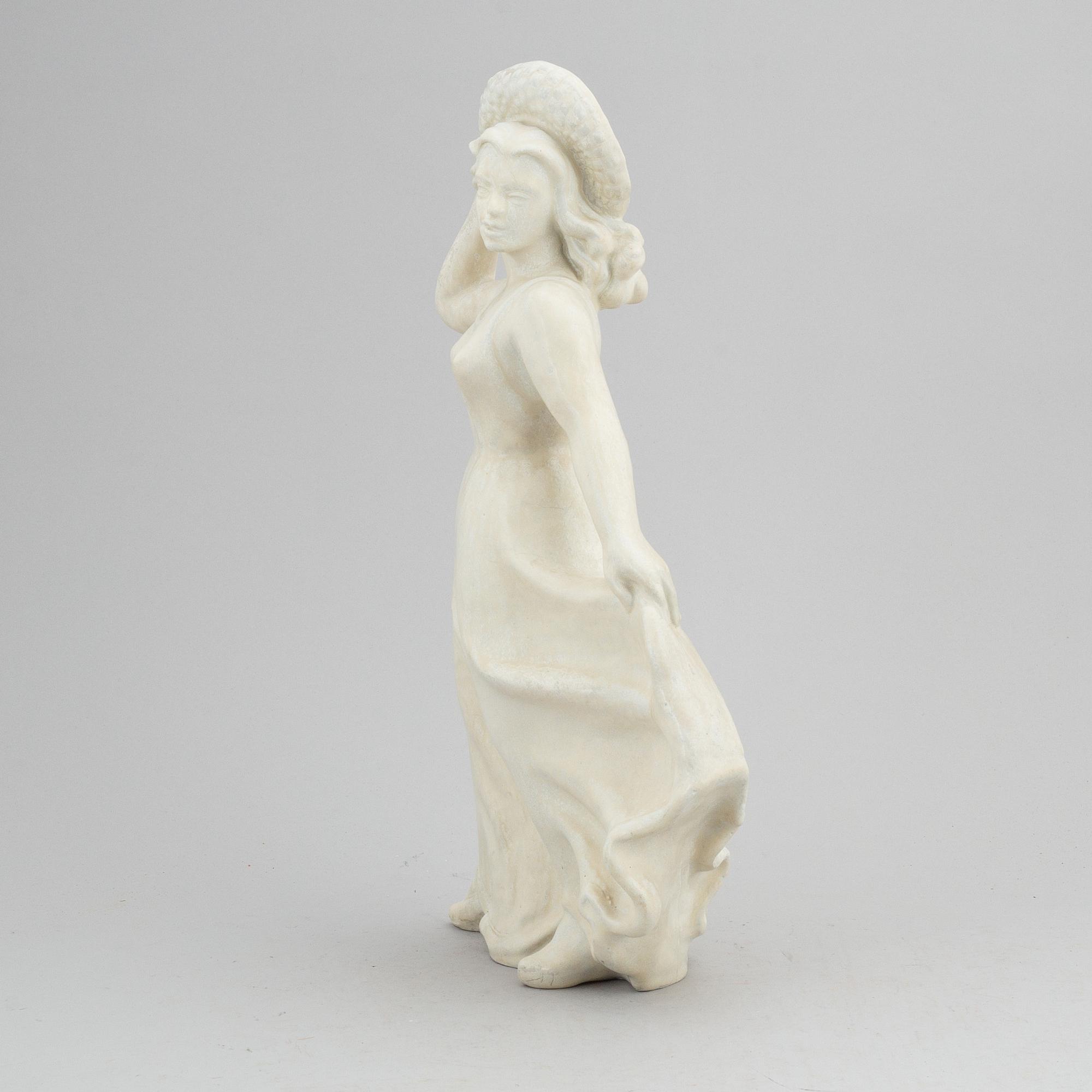 HARALD SALOMON, a mid-19th century stoneware figurine from Rörstrand.