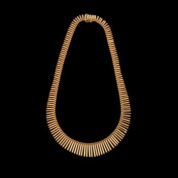 HALSSMYCKE, 18k guld, Uno A Erre, Aresso, Italien, 1900-talets tredje kvartal. Vikt 59 g.