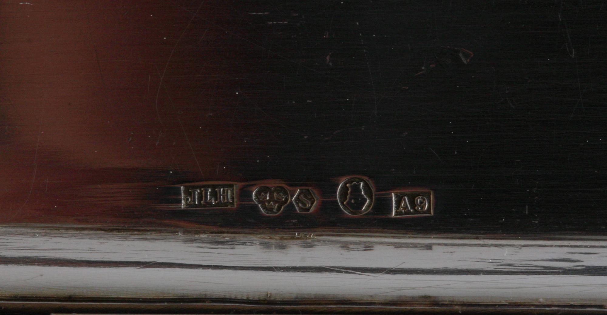 CIGARETTSKRIN, silver, Stockholm 1951.