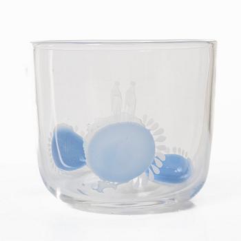 Ingeborg Lundin, a glass bowl, Orrefors, Sweden.