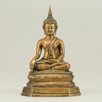 BUDDHA, brons, Thailand ca 1900.