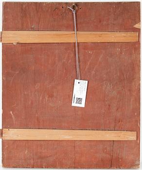 OKÄND KONSTNÄR, 2 stycken, olja på pannå, ej signerade, 1800-tal.