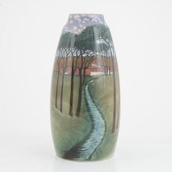 Nils Emil Lundström, a porcelain vase, Jugend, 1910's-1920's.