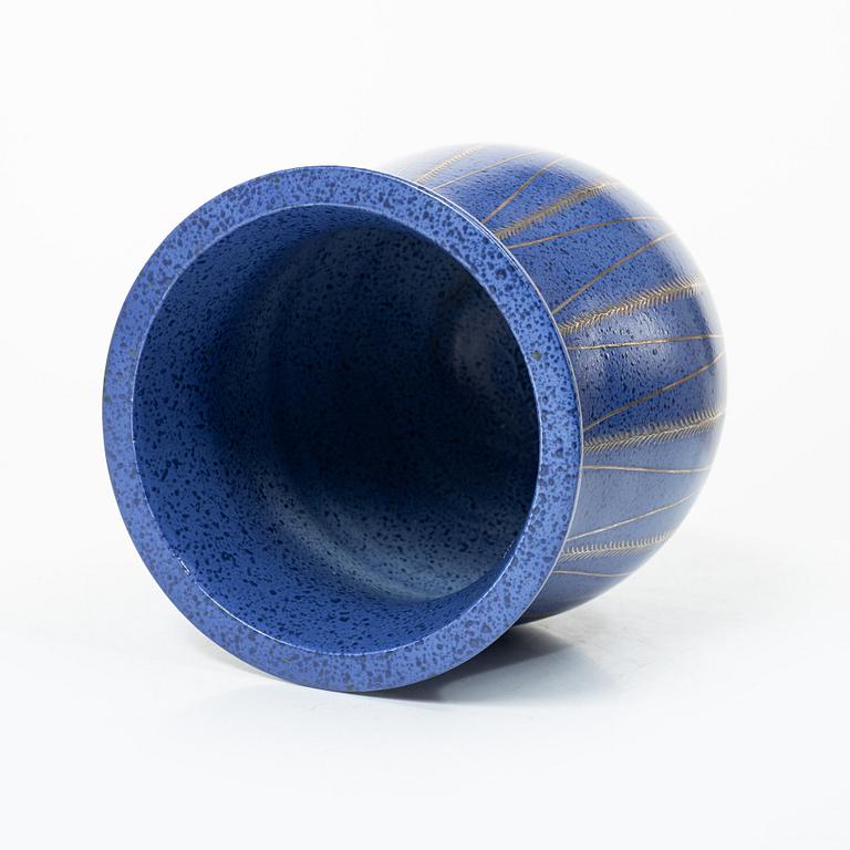 Wilhelm Kåge, an "Argenta" stoneware vase, Gustavsberg 1935.