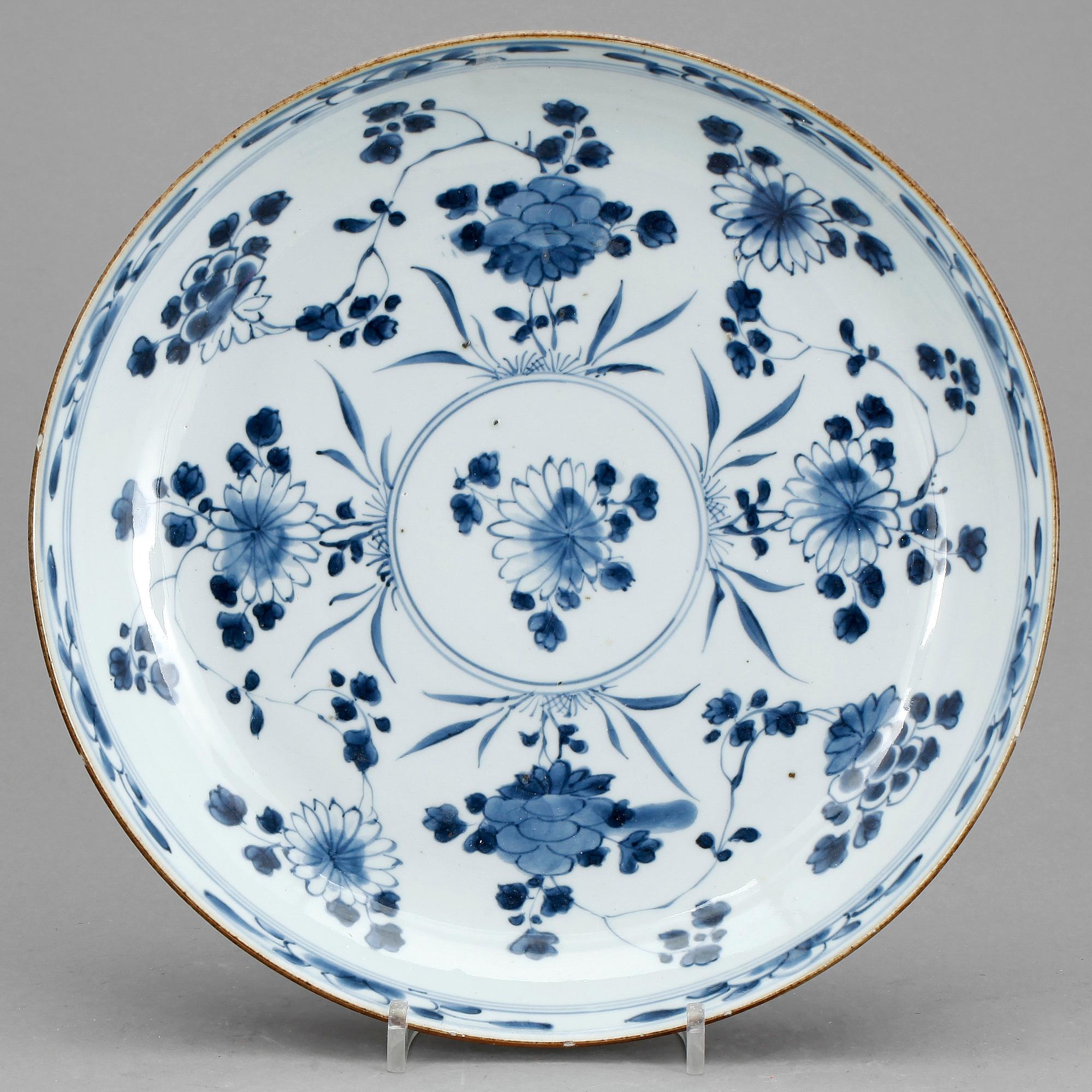 FAT, porslin, Kina, Kangxi (1662-1722).