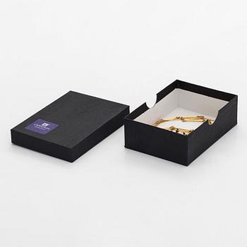 Björn Weckström, kaulakoru, "Semiramis", 14K kultaa ja turmaliineja. Lapponia 1973.