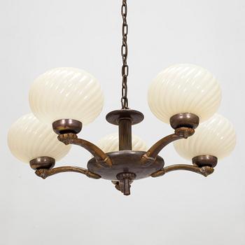 Paavo Tynell, taklampa, modell 1210, Taito 1930-tal.