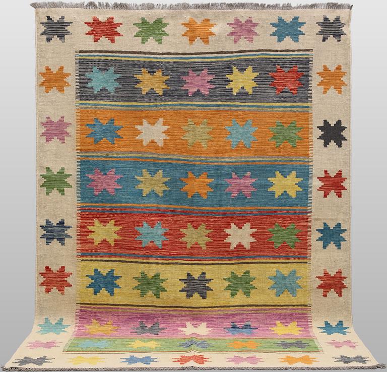 A Kilim rug, approx. 251 x 175 cm.