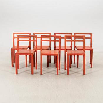 Boris Berlin & Poul Christiansen (Komplot design), stolar 7 st "Non" för Källemo 2000-tal.