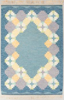 Ingegerd Silow, matta, rölakan, signerad IS, ca 234x168 cm.