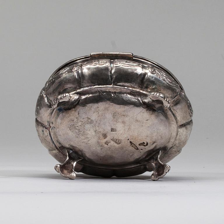 SOCKERSKÅL , silver, Ryssland, Moskva troligen 1759, vikt 181 g.